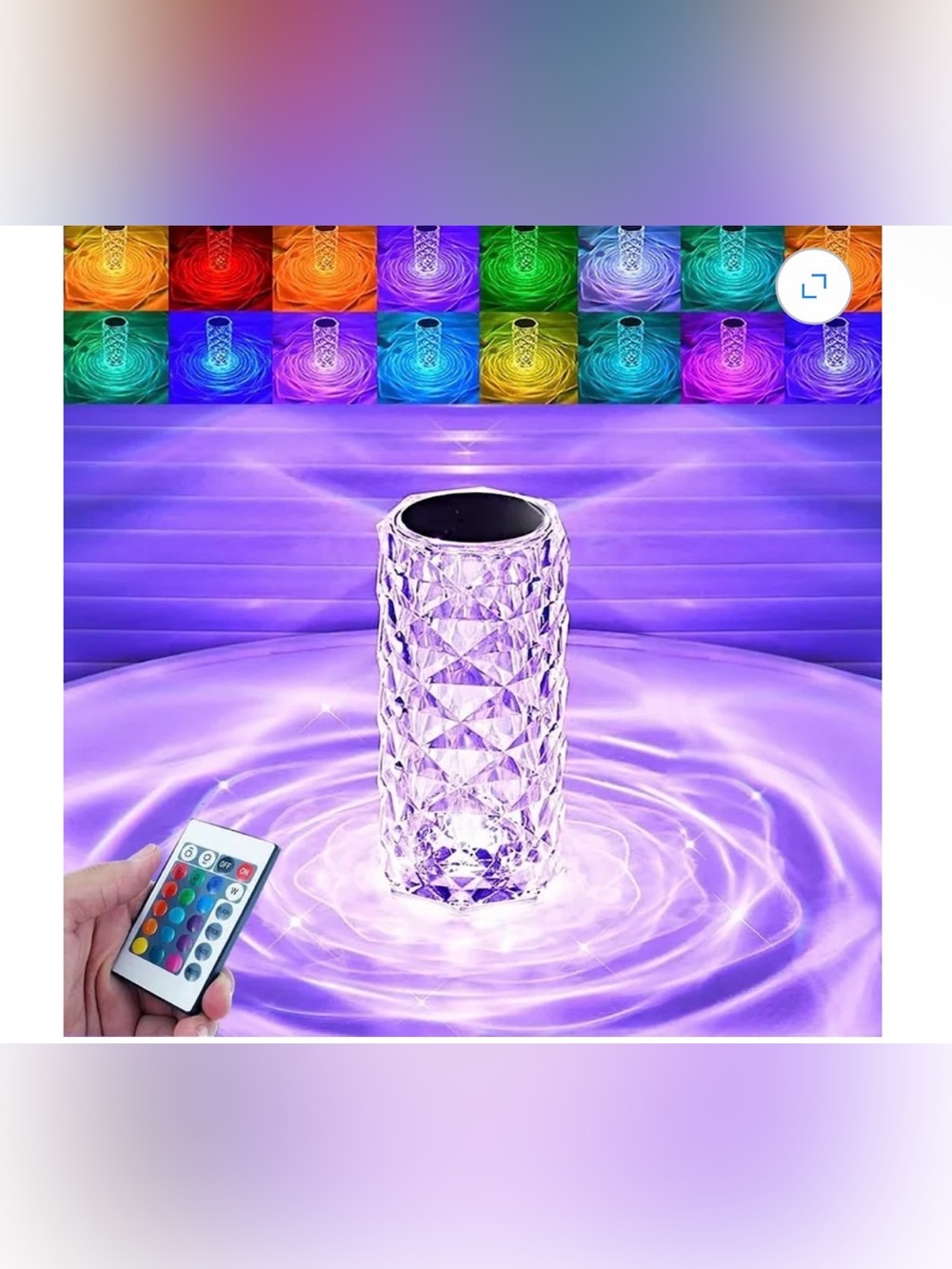 LED Color-Changing Crystal light